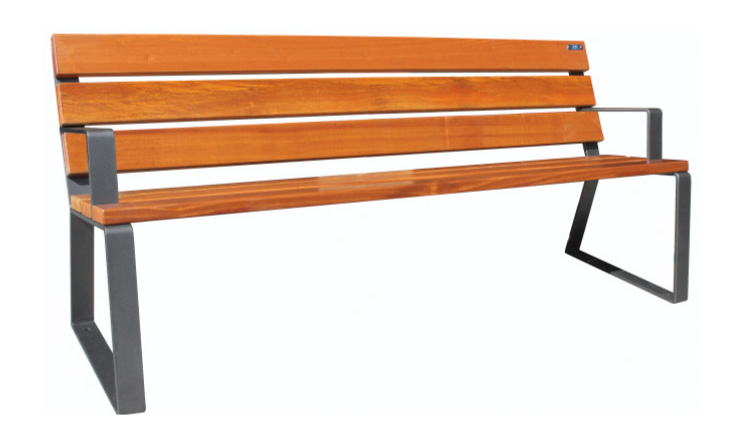 banco urbano de madera dama banco urbano de madera dama