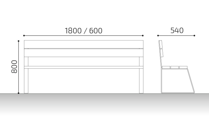 medidas banco de madera note