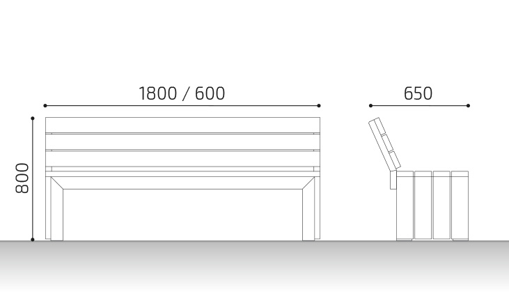 medidas sillas de madera prosa