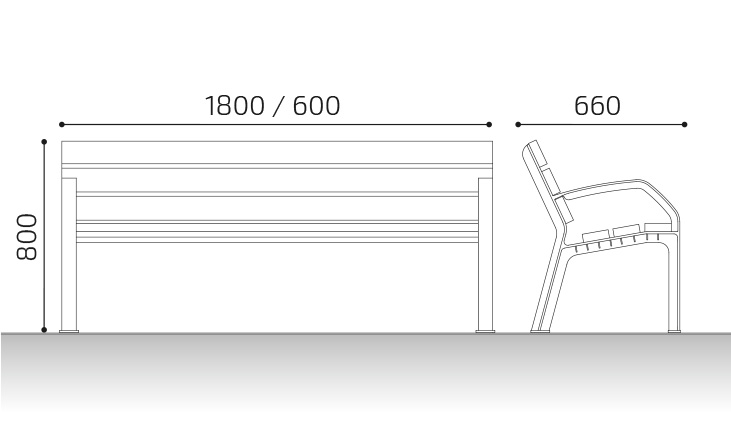 medidas banco de madera dawn