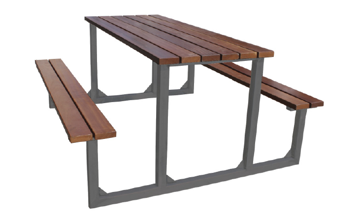 conjunto picnic de madera para exterior