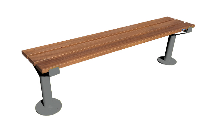 banqueta urbana de madera mistral banqueta urbana de madera mistral