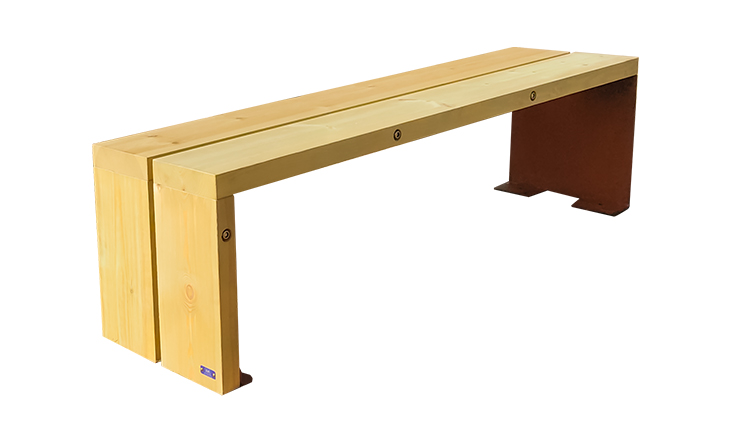 banqueta urbana modelo rustic